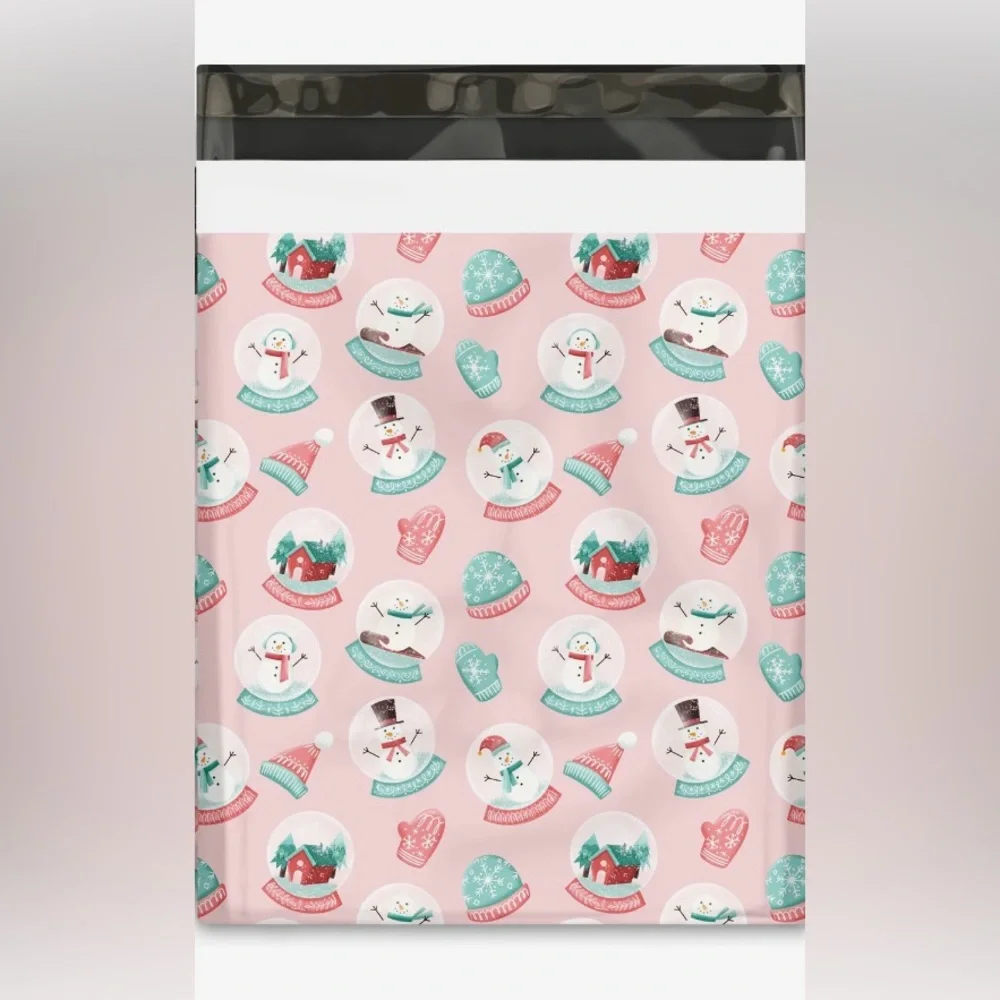 POLYMAILERS (15) 12x15 Snowglobe ☃️ Poly Mailers